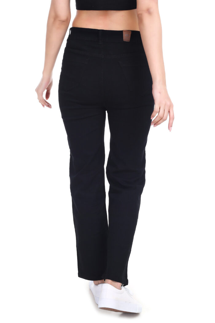 Straight fit black jeans - Image 5